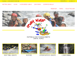 Week-end sport: Rafting ubaye 