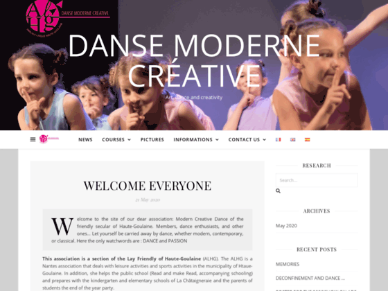 image du site http://www.danse-moderne-creative.alhg.org/