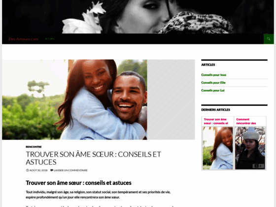 Détails : Des Amours - Avis & Sites de rencontres