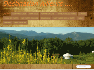 Destination Ailleurs. Week-end insolite en Yourte dans les Alpes de Haute Provence