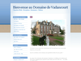 Domaine de Vadancourt pour un week end romantique au château en amoureux dans l'Aisne. Balnéo