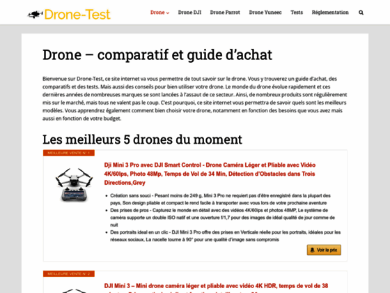 image du site http://www.drone-test.com