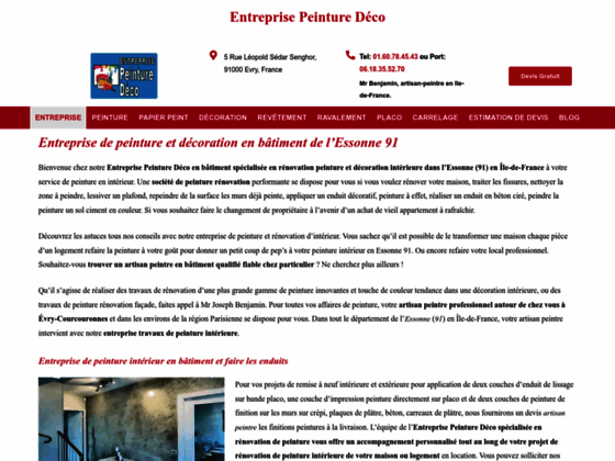 image du site http://www.entreprisepeinturedeco.fr/