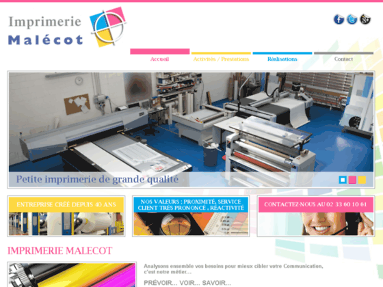 Détails : Imprimeur Rennes - Imprimerie Malecot