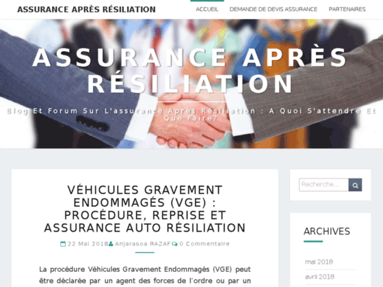image du site http://www.infos-assurances-apres-resiliation.fr/