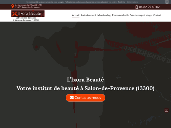 image du site http://www.ixora-beaute-salon-de-provence.fr/