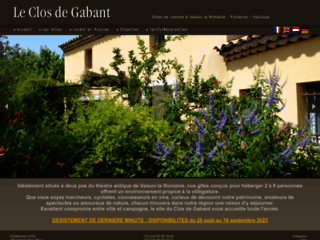 Le Clos de gabant : 2  Gîtes en Provence à Vaison la Romaine, location