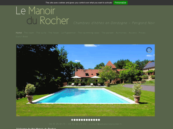 Détails : Le Manoir du Rocher - Location de chambres d'hôtes Dordogne