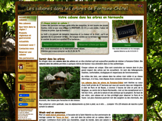 Week-end dans les arbres:Les cabanes de Fontaine-Châtel
