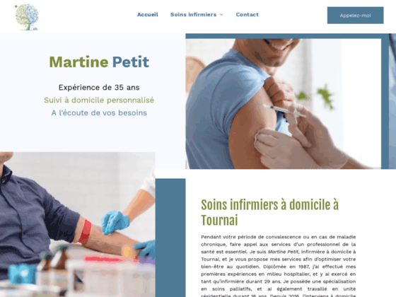 image du site http://www.martine-petit-infirmiere.be/