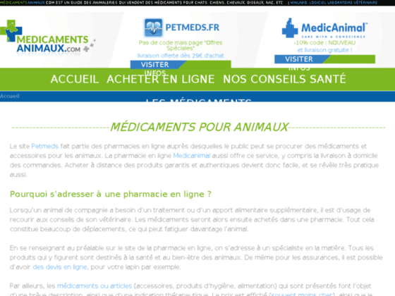 image du site http://www.medicamentanimaux.com