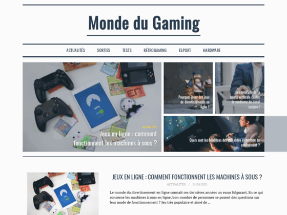 image du site http://www.monde-du-gaming.fr/
