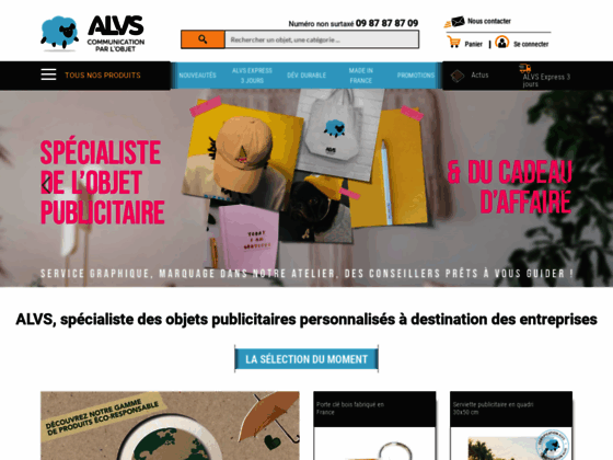 image du site http://www.objets-publicitaires-alvs.fr/