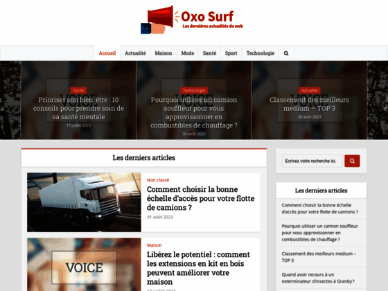 OxOSurf - Accueil - Les outils de promotion de vos sites, Echange de trafic, visiteurs 1:1 Manuel et automatique remuneré