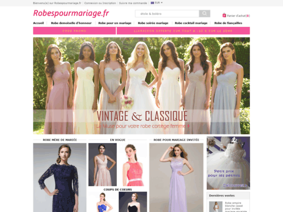 image du site http://www.robespourmariage.fr/