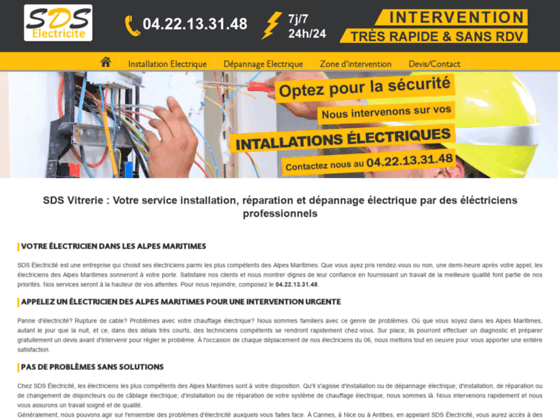 image du site http://www.sds-electricite.fr