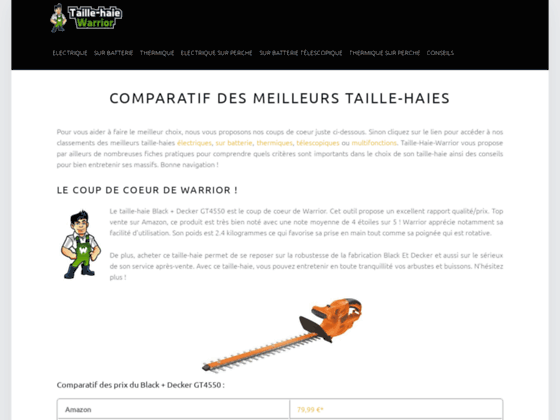 image du site http://www.taille-haie-warrior.com/