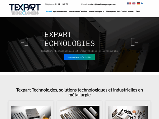 image du site http://www.texpart-technologies.com/