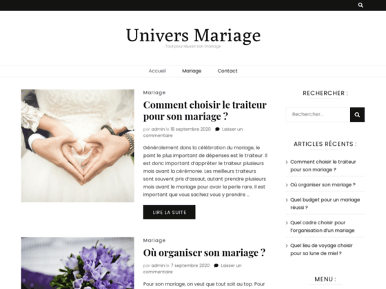 image du site http://www.univers-mariage.fr