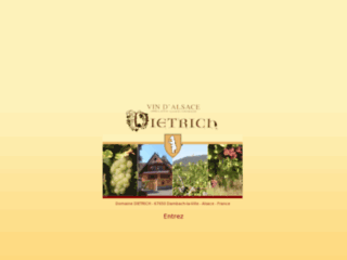 Michel DIETRICH - Vins Fins d'Alsace -week end oenologique à  Dambach-la-Ville