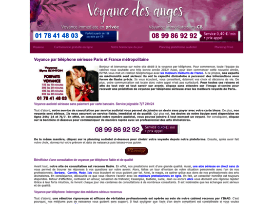 image du site http://www.voyance-des-anges.com/tarot-gratuit/