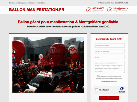 image du site https://ballon-manifestation.fr/