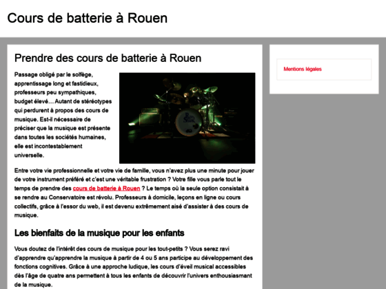 image du site https://coursdebatterie-rouen.fr