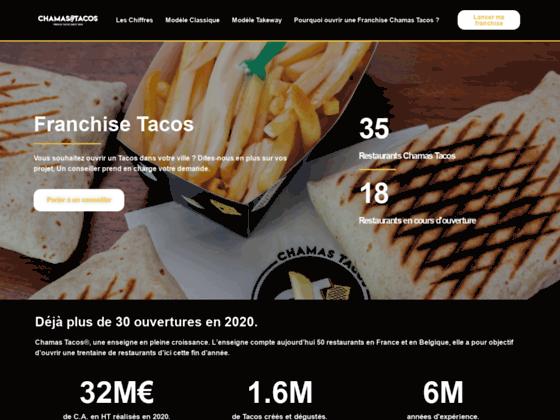 image du site https://franchise-chamas-tacos.fr/