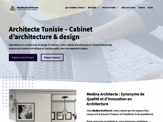 image du site https://medina-architecte.tn/