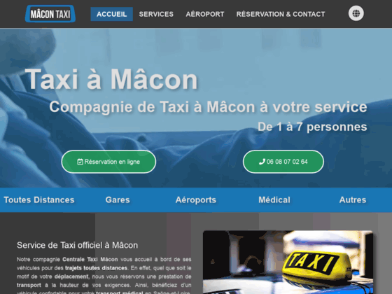 image du site https://taximacon.com/