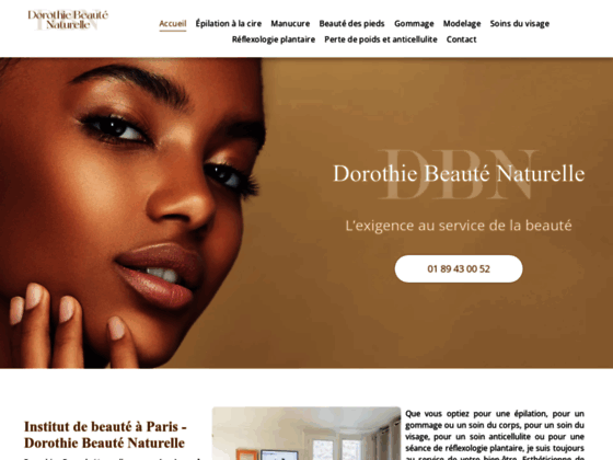 image du site https://www.dorothie-beaute-naturelle.fr/