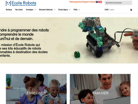 image du site https://www.ecolerobots.com/
