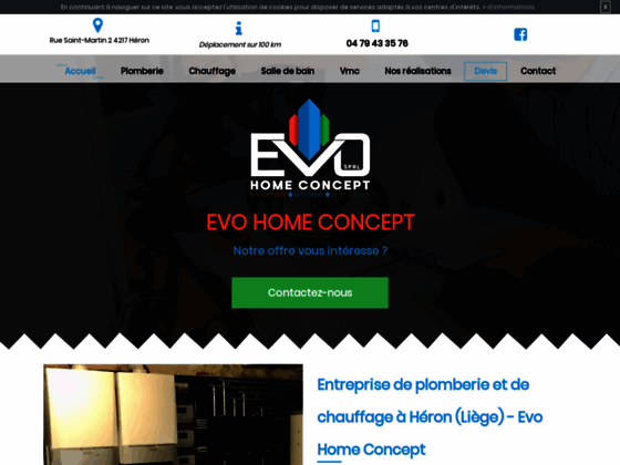 image du site https://www.evo-home-concept.be/