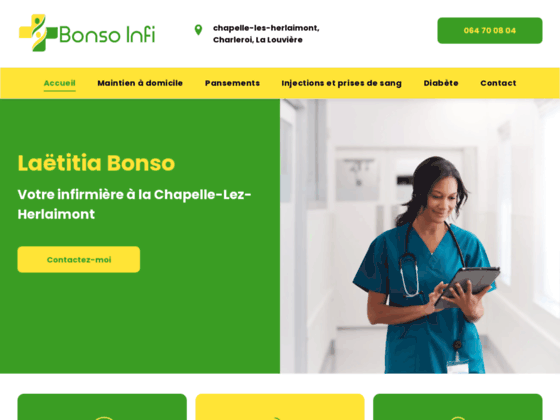 image du site https://www.infirmiere-bonso.be/