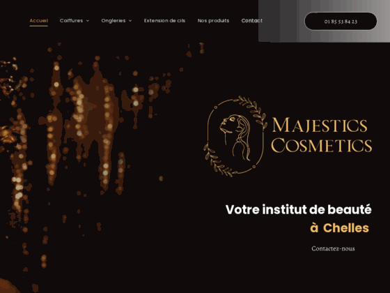 image du site https://www.majestics-cosmetics.fr/