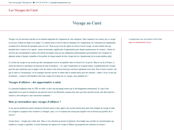image du site https://www.voyageaucarre.com/