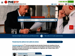 PMEBTP.com : CV et Offres d'emploi dédié aux carrières du BTP