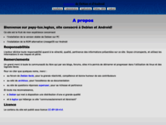 Papy-tux.legtux, site consacré à Debian et Android !