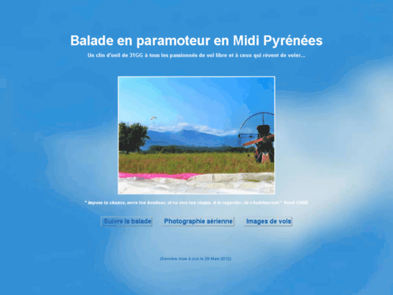 Photo image Balade en paramoteur en Midi-Pyrnes