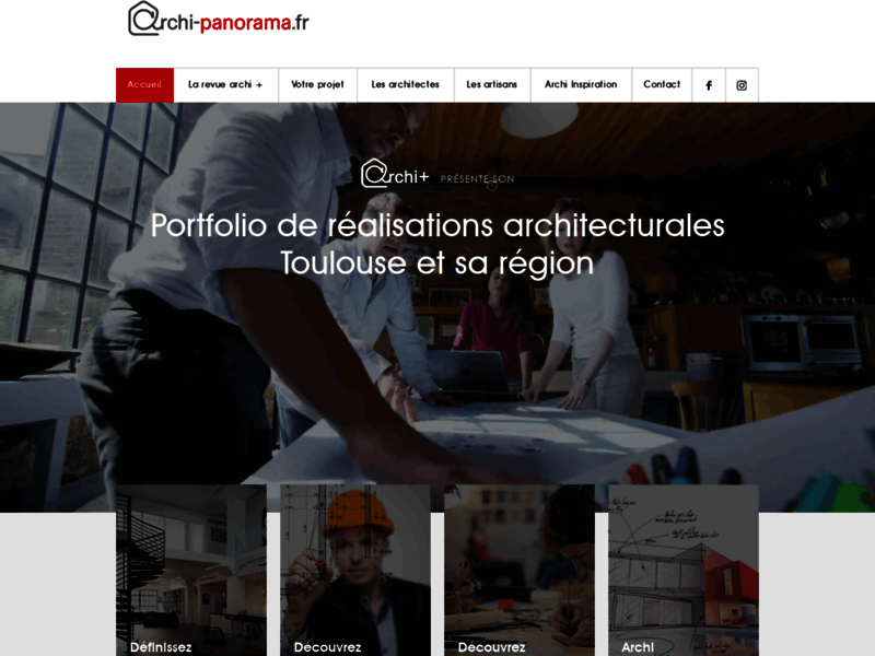 Screenshot du site : Architecte d'intérieur Toulouse