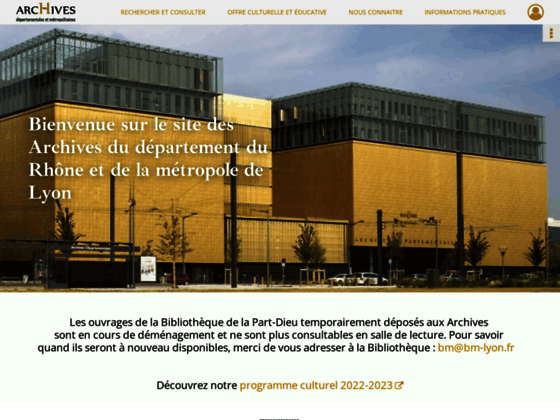 Archives départementales du Rhône