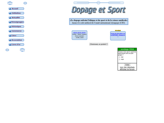 Photo image Dopage et sport