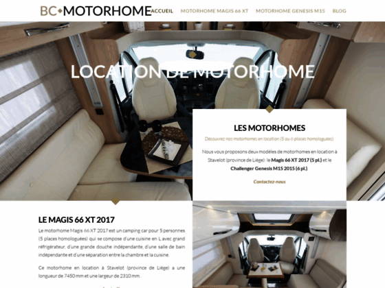 Location de motorhome et camping car: BC Motorhome