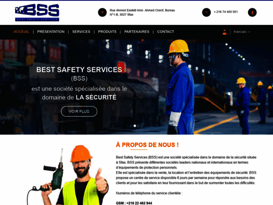 Best Safety Services vente des equipements de securite tunisie