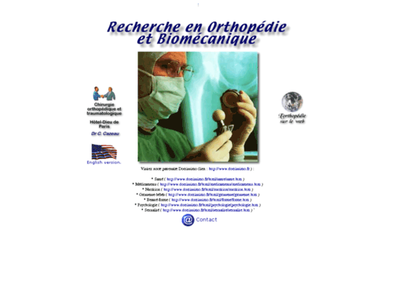 Photo image Recherche en orthopedie et biomecanique