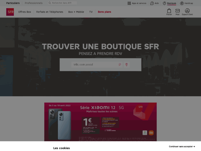 SFR 75006 : Boutique SFR PARIS 06 SEVRES