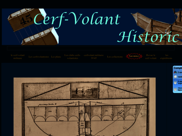 cerf-volant historiccerf-volant historic, référencé sur Breizh kam annuaire du cerf-volant