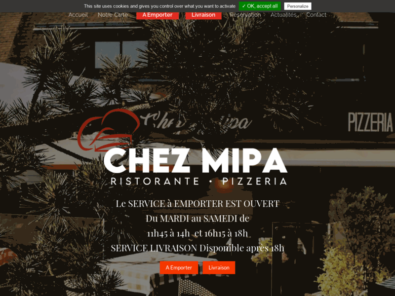 Restaurant chez Mipa, votre pizzeria italienne 