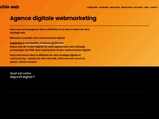 Cibleweb, agence webmarketing sp�cialis�e dans le ecommerce