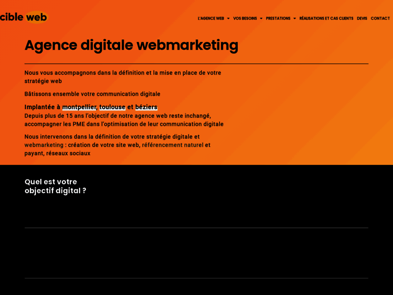 Cibleweb, agence webmarketing spécialisée dans le ecommerce